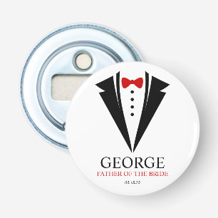 Décapsuleur Cravate Bow Tuxedo "Père de la mariée" Personnalis