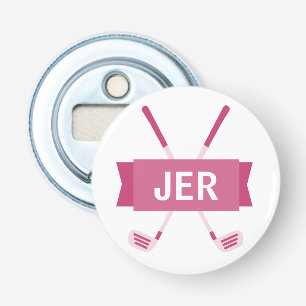 Décapsuleur Croix personnalisée avec monogramme Club Pink Ladi