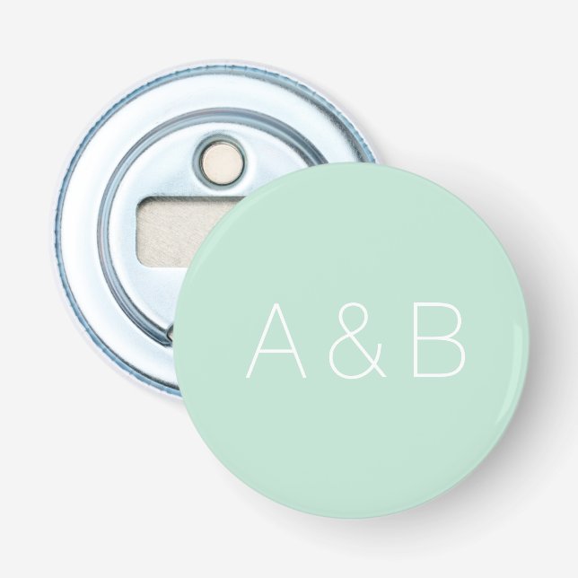 Décapsuleur Customiser personnaliser les initiales monogramme  (Devant)