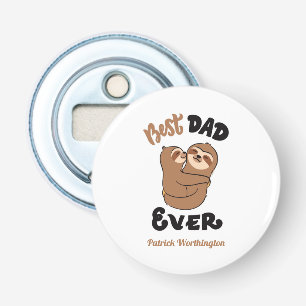 Décapsuleur Cute Best Dad Ever Sloth