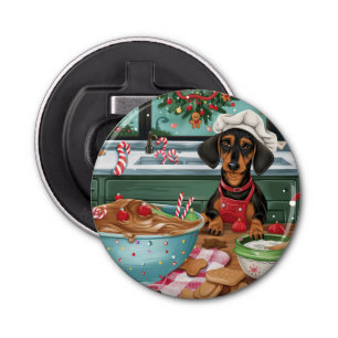 Décapsuleur Dachshund Gîtes : Noël festif