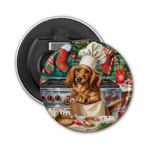 Décapsuleur Dachshund Gîtes : Noël festif