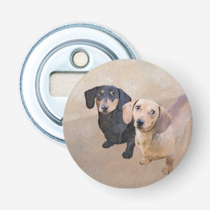 Décapsuleur Dachshund (Smooth) Peinture - Art Chien original