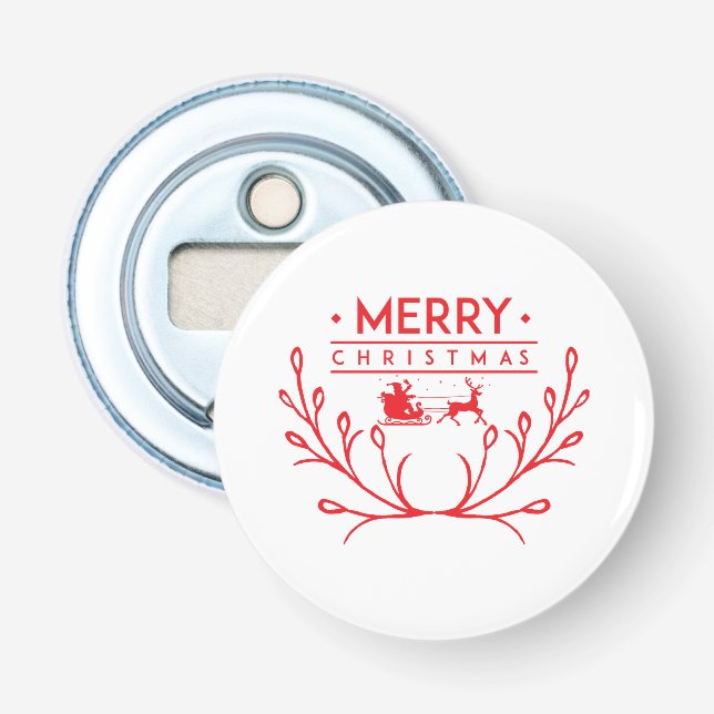 Décapsuleur Design de Noël avec rennes (Devant)