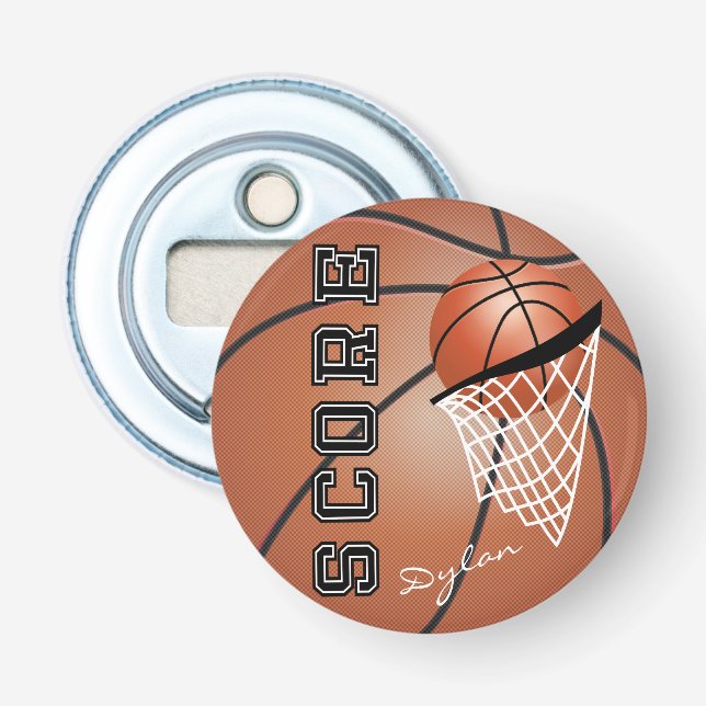 Décapsuleur Design sportif de basket-ball (Devant)