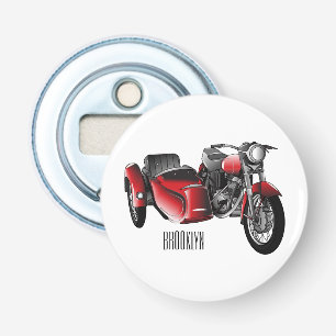 Décapsuleur dessin animé de la moto Sidecar