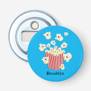 Décapsuleur Dessin animé de pop-corn sautant drôle mignon