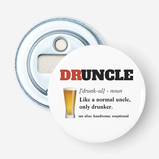 Décapsuleur Dire drôle - Drunny Funny Uncl (Devant)