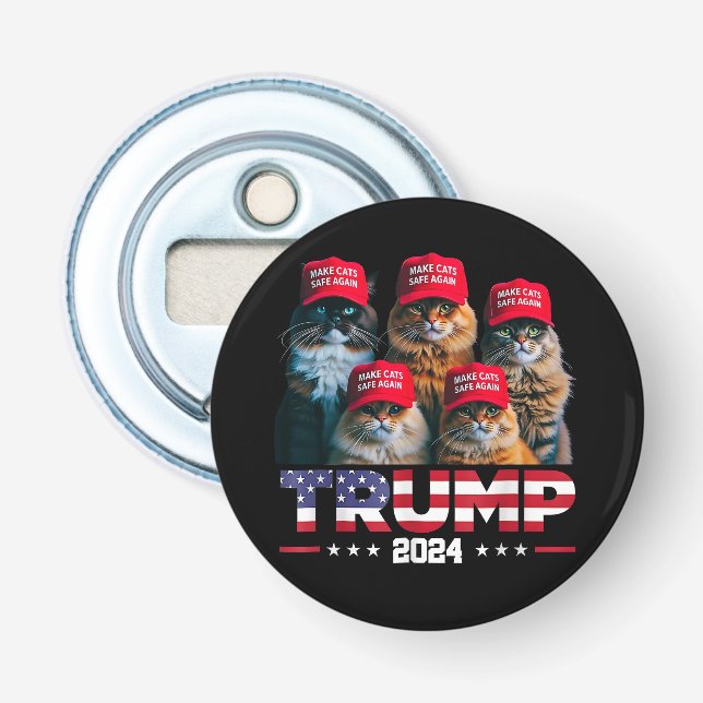 Décapsuleur Donald Trump sécurise à nouveau les chats Casquett (Devant)