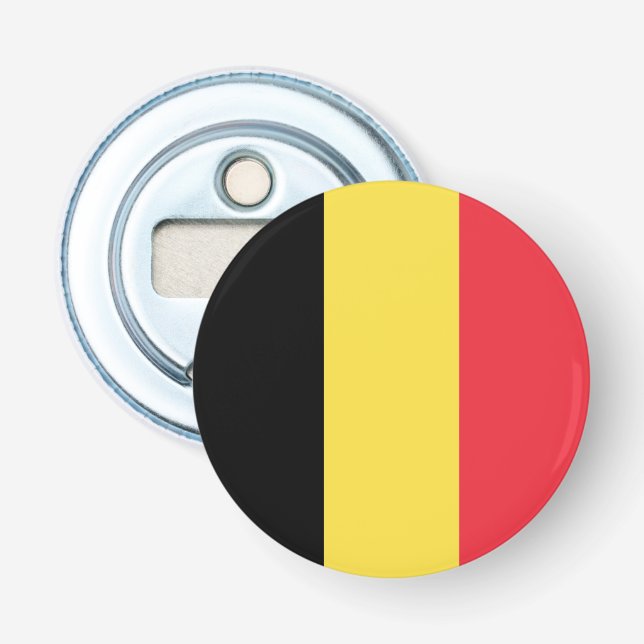 Décapsuleur Drapeau belge patriotique (Devant)