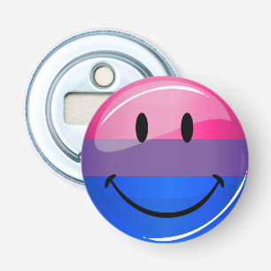 Décapsuleur Drapeau brillant heureux de fierté de bisexualit