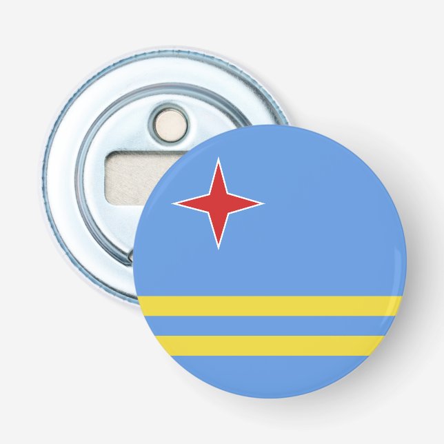 Décapsuleur Drapeau d'Aruba (Devant)