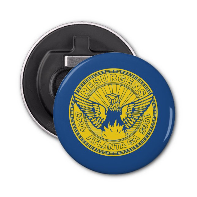 Décapsuleur Drapeau d'Atlanta, Georgia Bottle Opener (Devant)