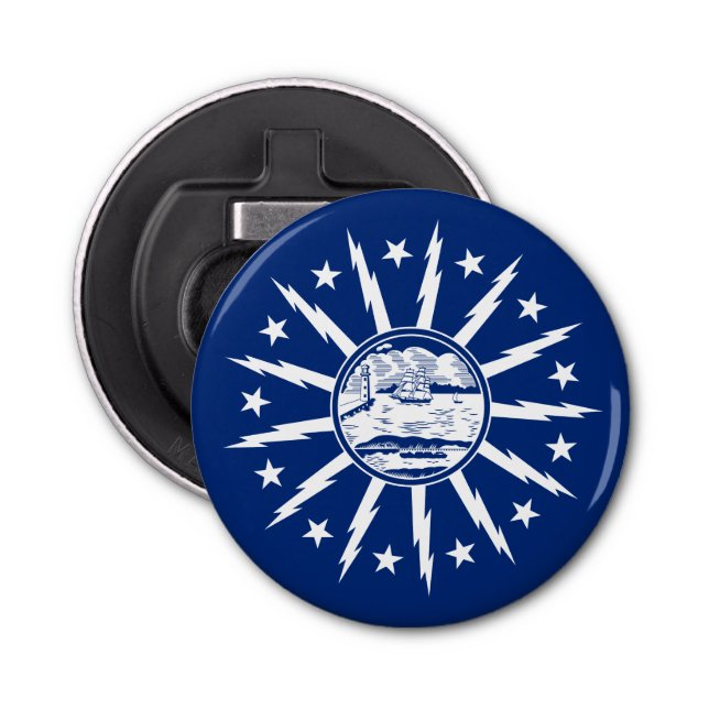 Décapsuleur Drapeau de Buffalo, New York Bottle Opener (Devant)