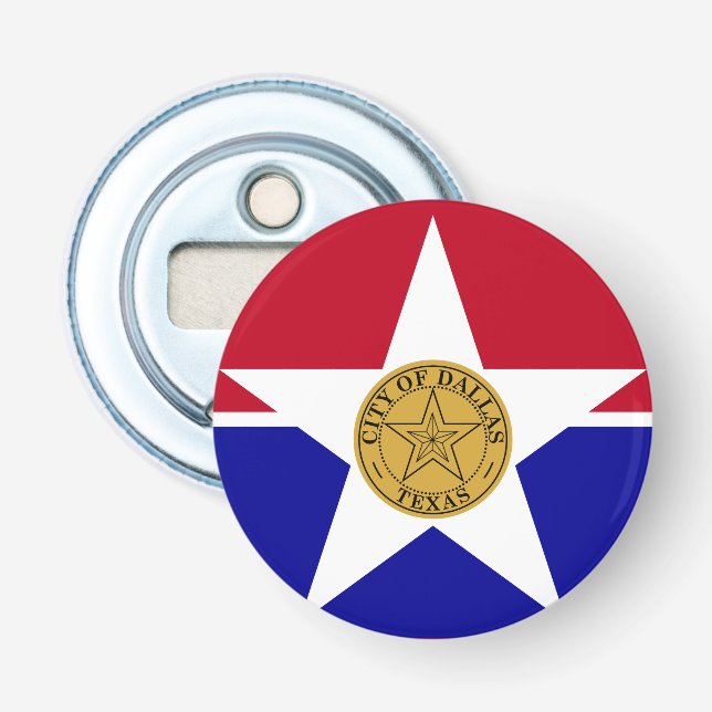 Décapsuleur Drapeau de Dallas, Texas Bottle Opener (Devant)