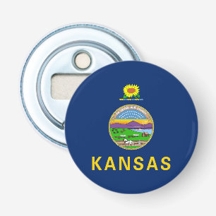 Décapsuleur Drapeau de l'État du Kansas