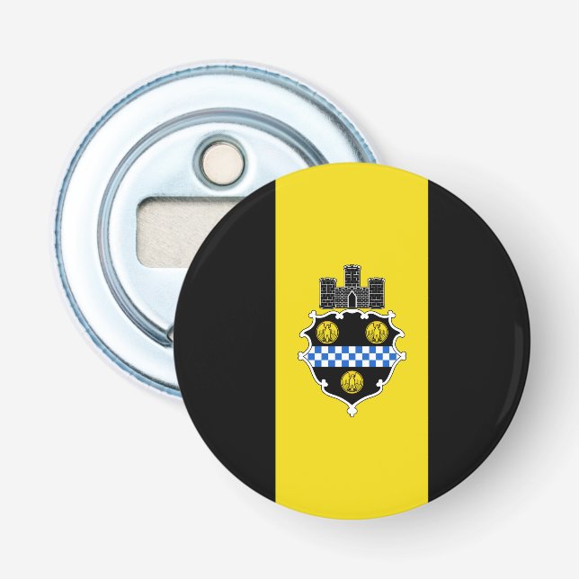 Décapsuleur Drapeau de Pittsburgh, Pennsylvania Bottle Opener (Devant)