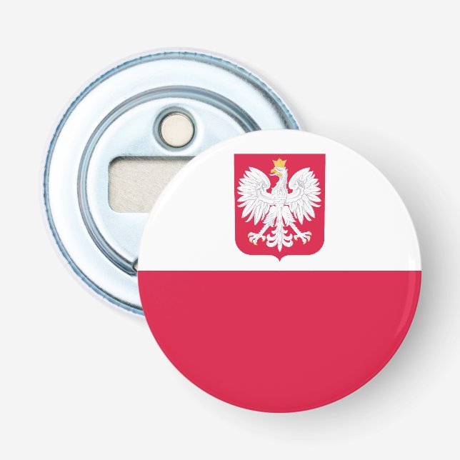 Décapsuleur Drapeau de Pologne (Devant)