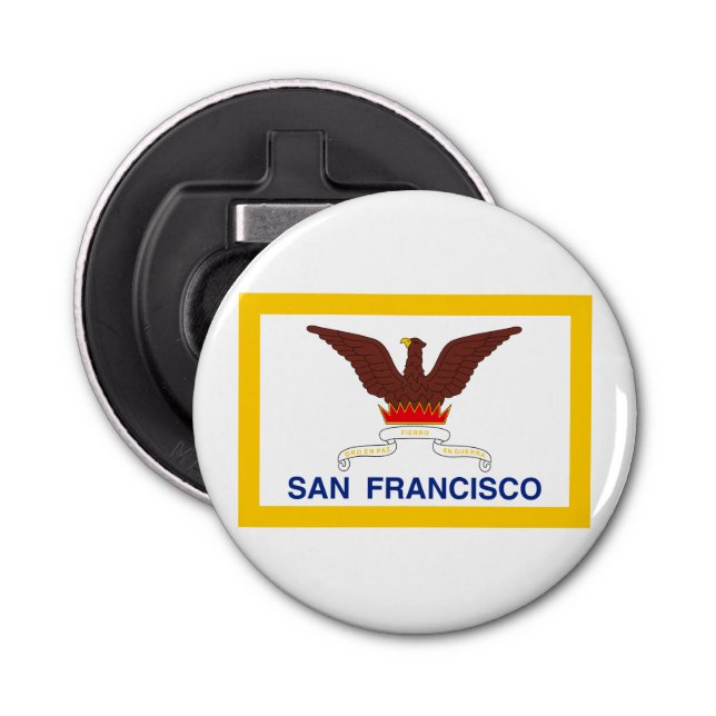 Décapsuleur Drapeau de San Francisco, California Bottle Opener (Devant)
