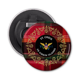 Décapsuleur Drapeau des îles Vierges américaines Sainte Croix 
