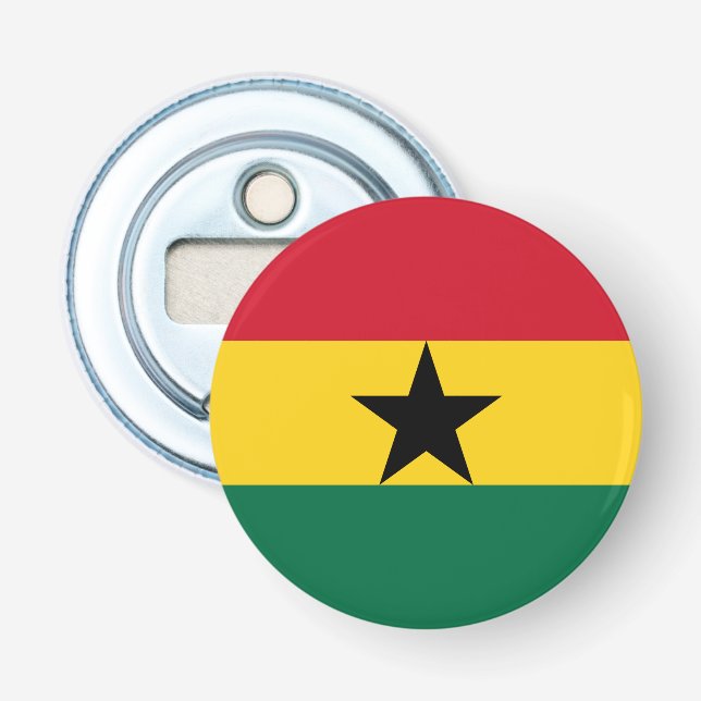 Décapsuleur Drapeau du Ghana (Devant)