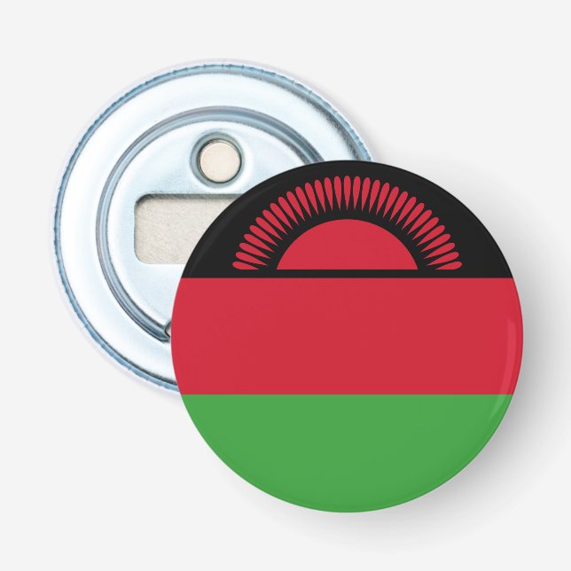 Décapsuleur Drapeau du Malawi (Devant)