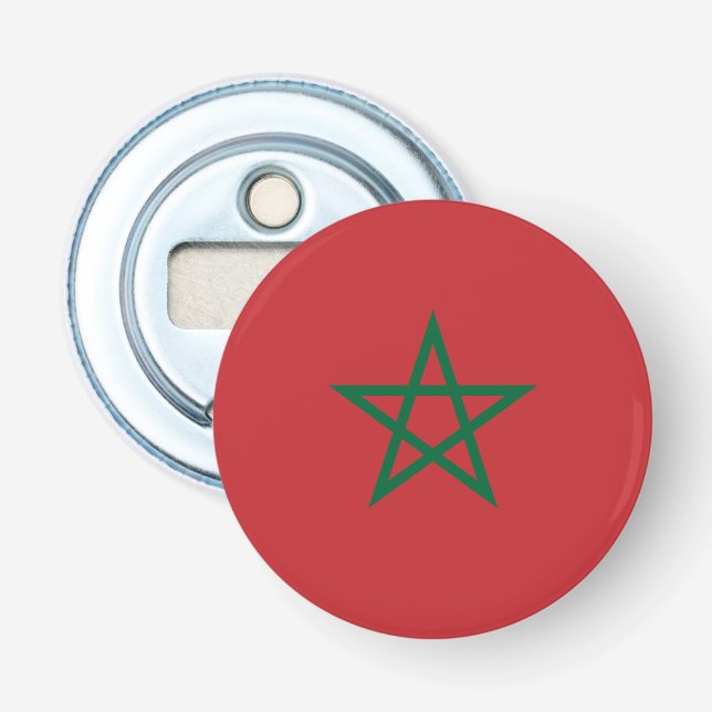 Décapsuleur Drapeau du Maroc (Devant)