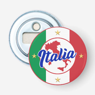 Décapsuleur Drapeau et carte Italia