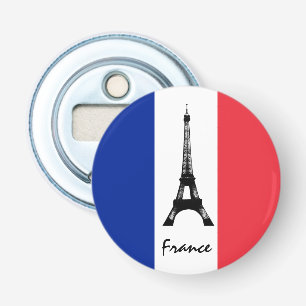 Décapsuleur Drapeau français & Tour Eiffel - France /fans spor
