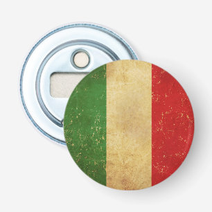 Décapsuleur Drapeau italien Vintage Grunge Bottle Opener