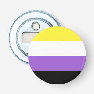 Décapsuleur Drapeau non binaire LGBT Bottle Opener