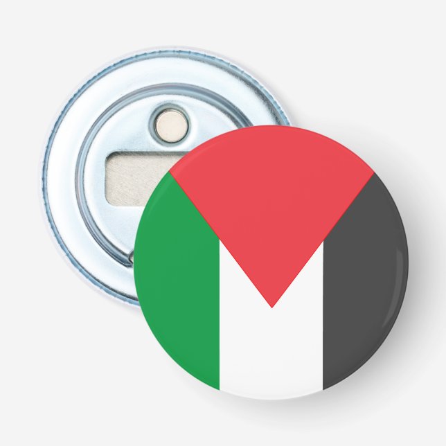 Décapsuleur Drapeau palestinien Free Palestine personnalisé (Devant)