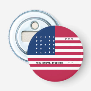 Décapsuleur Drapeau patriotique de l'atoll de Bikini
