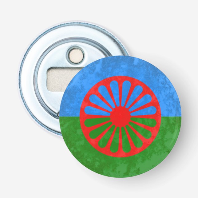Décapsuleur Drapeau romani (Devant)