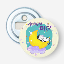 "Dream Big" Chat Sur La Lune Citation Inspirationn