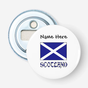 Décapsuleur Écosse et drapeau écossais avec votre nom