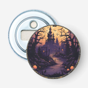 Décapsuleur Éffrayant Halloween Castle Button Bottle Ouverture