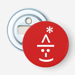 Décapsuleur Elfe de Noël Emoticon Xmas ASCII Texte Art