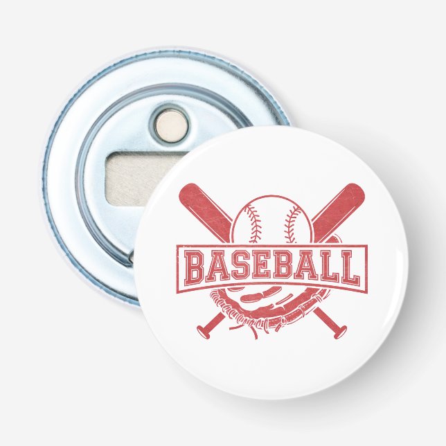 Décapsuleur Emblème de baseball classique (Devant)