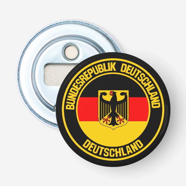 Décapsuleur Emblème rond de l'Allemagne (Devant)