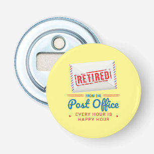 Décapsuleur Employé du bureau de poste de retraite des travail