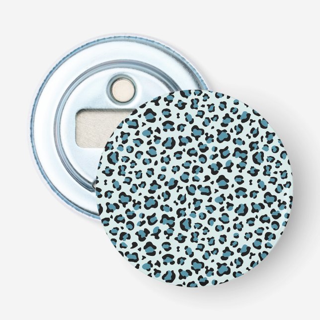 Décapsuleur Empreinte de léopard, Spots de léopard, Leopard bl (Devant)