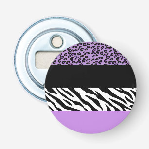 Décapsuleur Empreinte de léopard, Zebra Print, Poster de anima