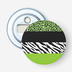 Décapsuleur Empreinte de léopard, Zebra Print, Poster de anima