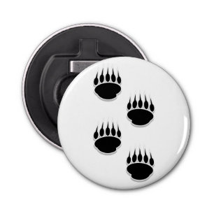 Décapsuleur Empreintes de pattes de l'ours noir