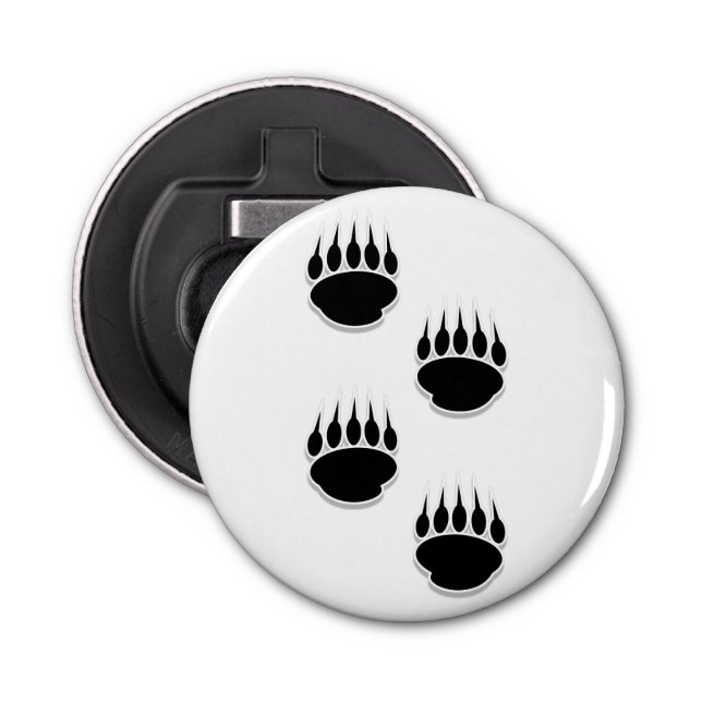 Décapsuleur Empreintes de pattes de l'ours noir (Devant)