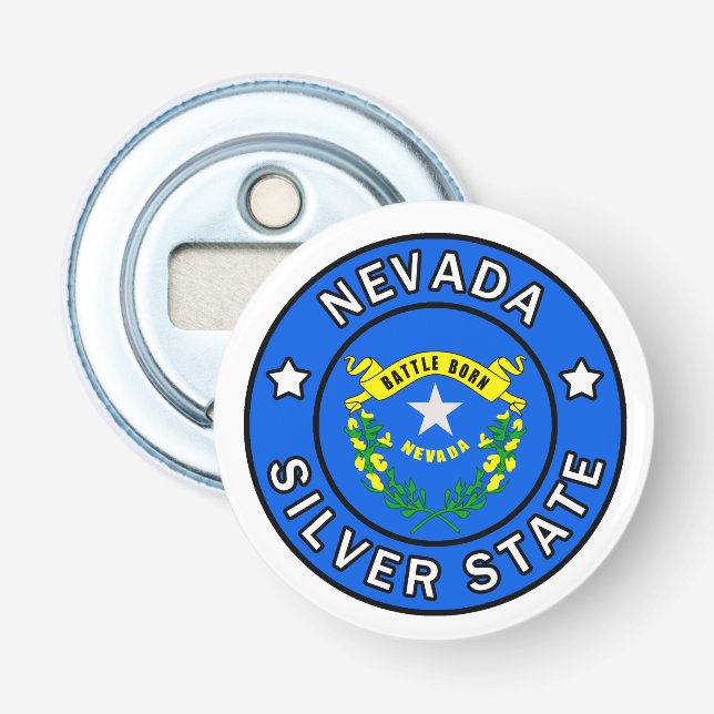 Décapsuleur État Silver du Nevada (Devant)