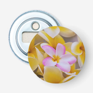 Décapsuleur États-Unis, Hawaï, Oahu, Fleurs de plumeria en fle
