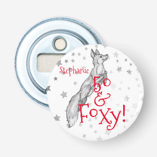 Décapsuleur Fabuleux Foxy 50e anniversaire Black White Renard