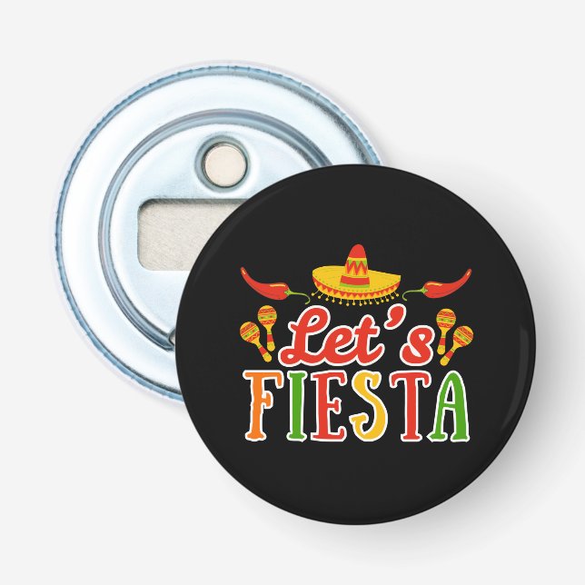 Décapsuleur Faisons la fête Cinco de Mayo (Devant)